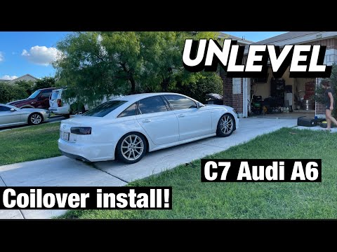 Coilover Install C7 Audi A6