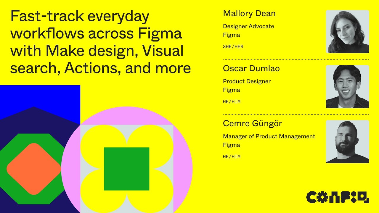 Config 2024: Fast-track workflows with Figma AI (Mallory Dean, Oscar Dumlao, Cemre Güngör) | Figma