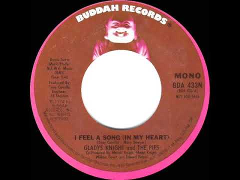 1974 Gladys Knight & The Pips - I Feel A Song (In My Heart) (mono radio promo 45)