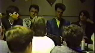 The Three O'Clock "Ever After" 1986 Press Conference Pt. 1 of 4