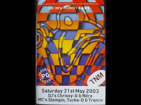 Saturday 31st May 2003   DJ's Chrissy G & Nitro MC's Stompin, Turbo D & Trance Side B