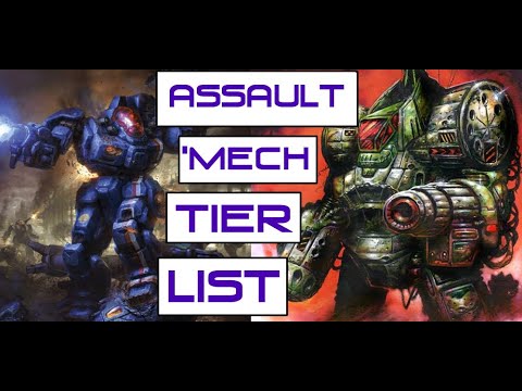 Trailblazer's Assault 'Mech Tier List 3025 | BattleTech Strategy & Tactics