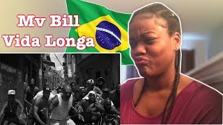 Mv Bill - Vida Longa (Video Oficial) RAP REACTION!!!