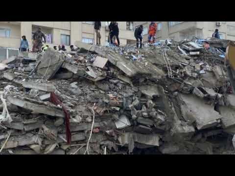 Osmaniye'de 6 şubat depreminde polis telsizine yansıyan anonslar ve güvenlik kamerası görüntüleri