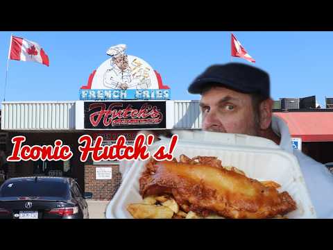 Trying Hutch’s on the Beach Fish & Chips | Hamilton’s Most Iconic Diner? #fishandchips #hamilton