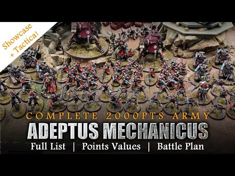 ADEPTUS MECHANICUS 10th Edition 2000pts List Warhammer 40K Complete Army Showcase + Tactica