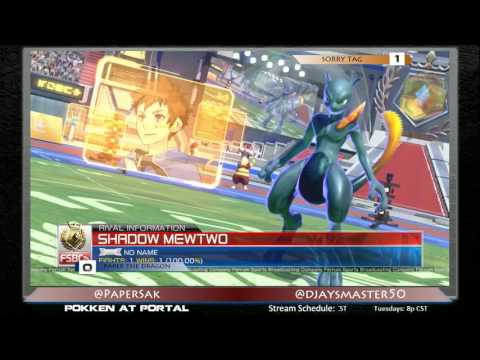 Paper the Dragon vs SorryTag - Pokken at Portal 6/23/16