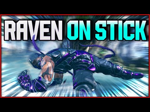 WAVE DASH & OPTIMAL COMBOS with Raven on ARCADE STICK | Tekken 8