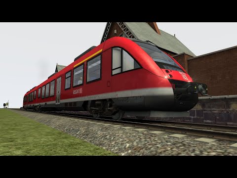 DB Class 648 "Laura" arrives at Minnetonwe