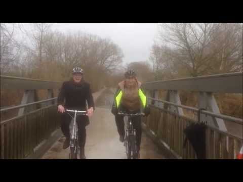 OB Pütsch und BM Mußler Einweihung Radweg Rastatt Kuppenheim