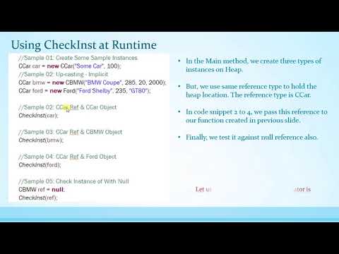 036 Type Checking Using Instanceof Operator In Java