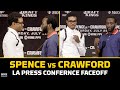 Errol Spence Jr. vs Terence Crawford LA Press Conference Faceoff | MMA Fighting