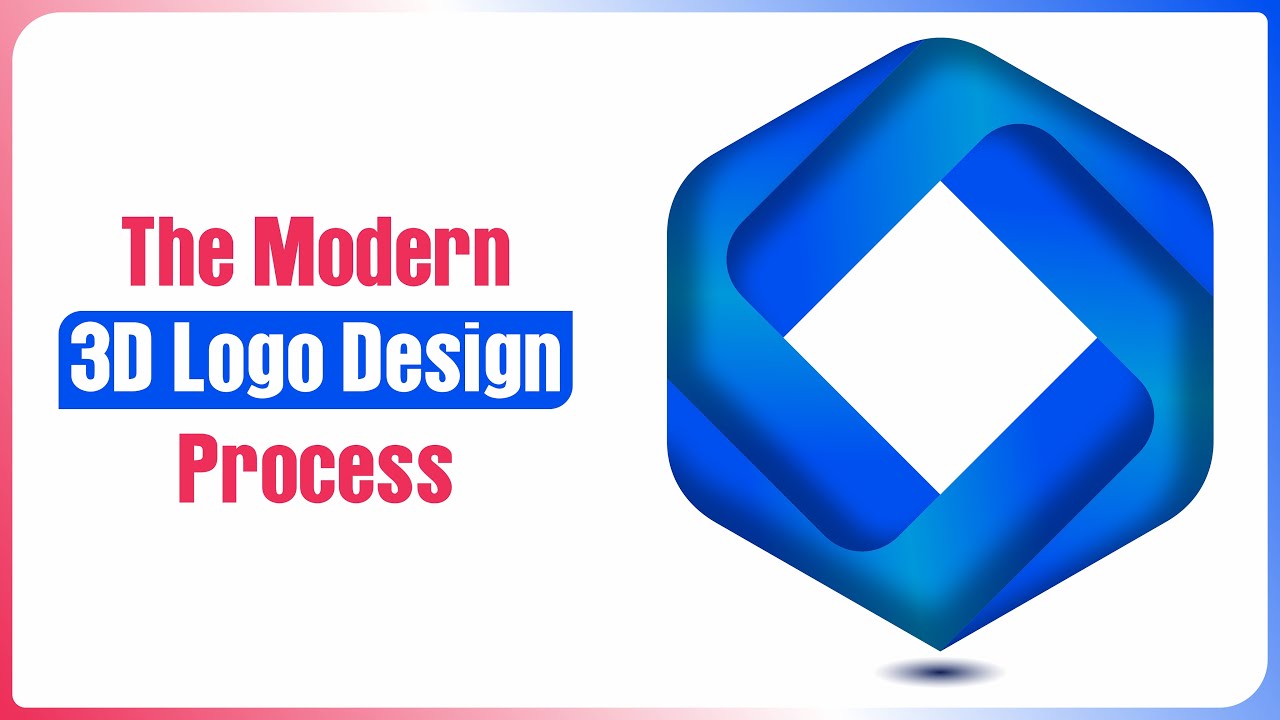 Modern Polygon 3D logo Design | 3D Effect design in CorelDraw Tutorial