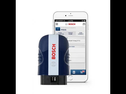 BOSCH 1050 OBD2 II Smartphone Bluetooth Code Reader IOS & Android App!