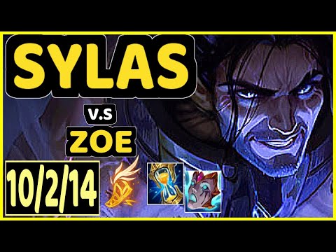 T1 FAKER (SYLAS) vs ZOE - 10/2/14 KDA MID GAMEPLAY - KR Ranked GRANDMASTER