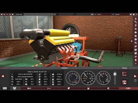 McLaren F1 V12 Engine Replica. Automation Game