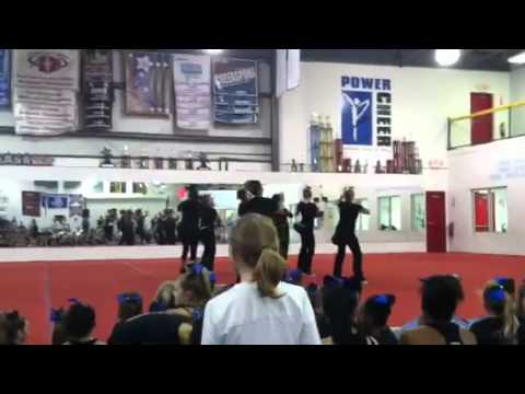 Power cheer mini moms doing the wobble