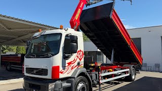 Самосвал Volvo FL240 trojstrann&yacute; skl&aacute;pač hydraulick&aacute; ruka / kipper crane | Изображение 4 - Autoline