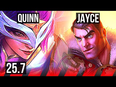 QUINN vs JAYCE (TOP) | EUW Challenger | 25.7
