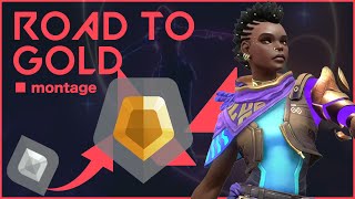【VALORANT】SILVER→GOLD初到達までのmontage