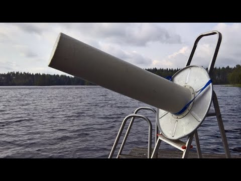 Setup for receiving DVB-S from the  OH3VHH High Altitude Balloon