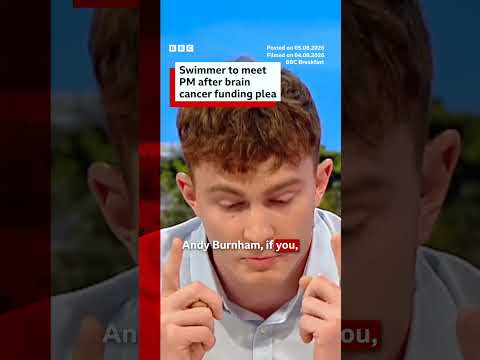 UK PM Burnham invites Scottish swimmer to meeting after cancer funding plea. #UK #Cancer #BBCNews