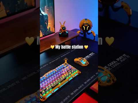 Chuột Chơi Game GravaStar Mercury X Special Edition Battle Worn-Yellow - Siêu Nhẹ 49g, Cảm Biến 32.000 DPI, Tri-mode