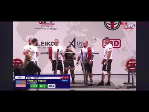 Natalie Hanson | 2019 IPF Open Worlds | 662.5kg @ -84kg