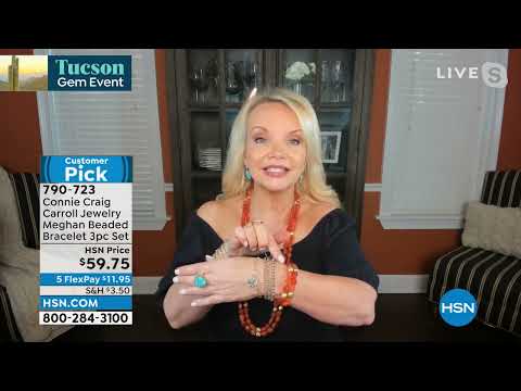 Connie Craig Carroll Jewelry Meghan Beaded Bracelet 3pie...