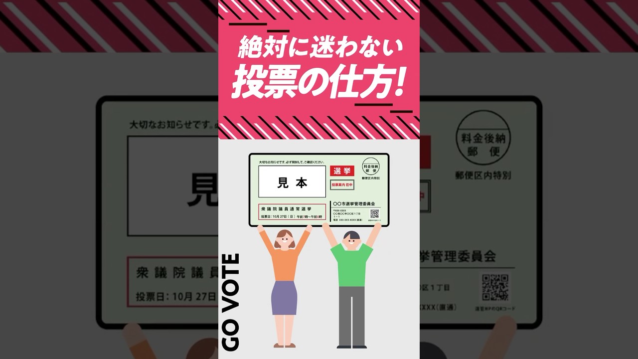 動画「絶対に迷わない投票の仕方」のサムネイル画像