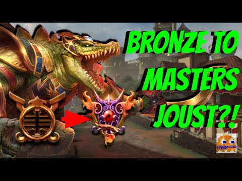 CAN WE GO FROM BRONZE TO MASTERS IN JOUST?! | Ranked Joust Solo Queue Ep. 1 - SMITE Sobek Gameplay