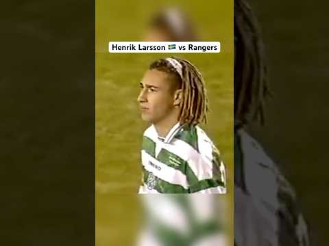 Henrik Larsson 🇸🇪 vs Rangers in 1999 🔥 #football #soccer #celtic #sweden #swedish #shorts