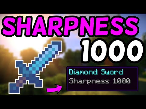 How2MC - How To Get A Sharpness 1,000 Sword In Minecraft 1.16! (2021)