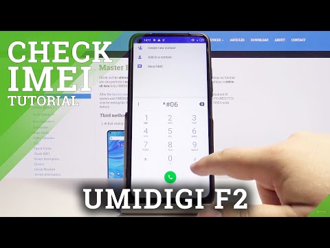How to Serial Number in UMIDIGI F2 – Check IMEI Info