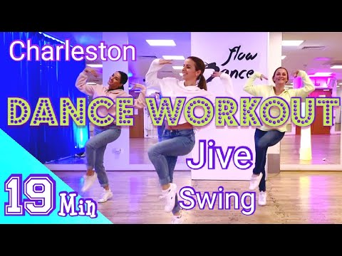 Easy To Follow Beginner Dance Workout - Jive, Swing, Charleston Leg Burner  | Follow Along