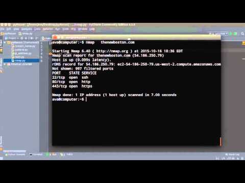 Python Website Scanner Tutorial 4 Nmap Port Scan