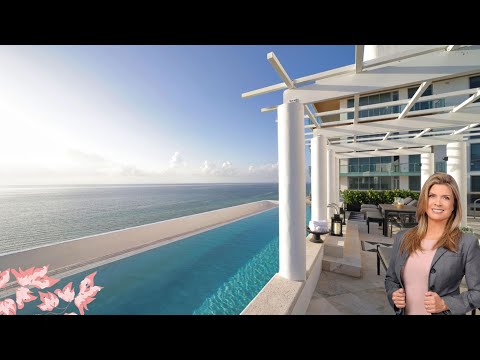 OCEANFRONT PENTHOUSE WITH ROOFTOP POOL BY UZCA DESIGN ~ Villa Di Mare Penthouse ~ $55,000/MONTH