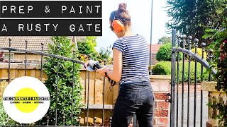 Painting a Rusty Metal Gate (Restoration) | The Carpenter