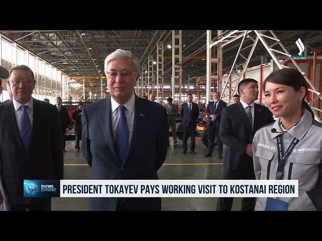 Президент Казахстана посетил с рабочей поездкой Костанайскую область