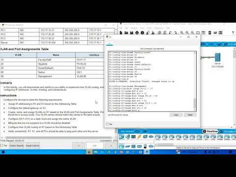 4.5.1 packet tracer - inter-vlan routing challenge