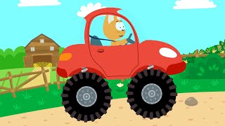 Download lagu Super car song - Meow Meow Kitty Songs and cartoons for kids mp3