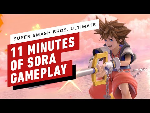 Super Smash Bros. Ultimate - 11 Minutes of Sora Gameplay