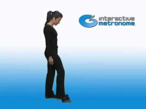 Interactive Metronome Exercise #13 - Balance Left Foot, Tap Right Toe