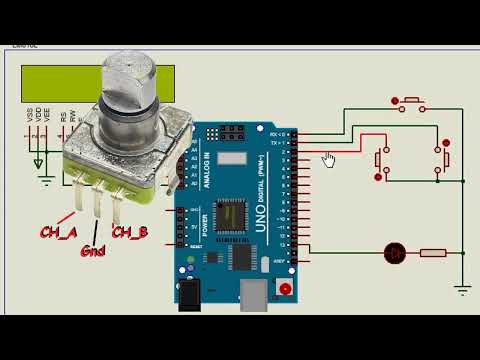Menu Arduino com Encoder