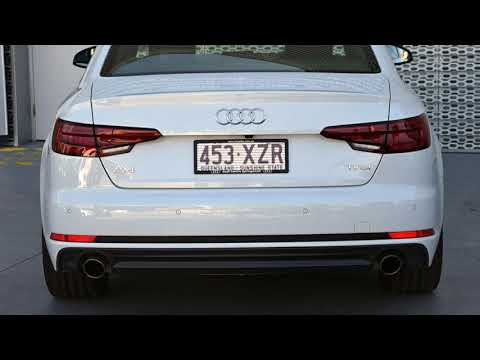 2017 Audi A4 B9 8W MY18 S Line S tronic Glacier White 7 Speed Sports Automatic Dual Clutch Sedan