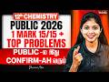 12th Chemistry Top Problems Important Questions Public Exam 2026 Shravanee Ma Am