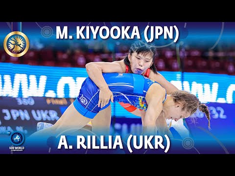 Moe Kiyooka (JPN) vs Albina Rillia (UKR) - Final // U20 World Championships 2022