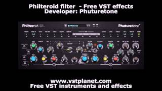Video thumbnail for "Philteroid filter" - Free VST effects - vstplanet.com by Plugins Collection