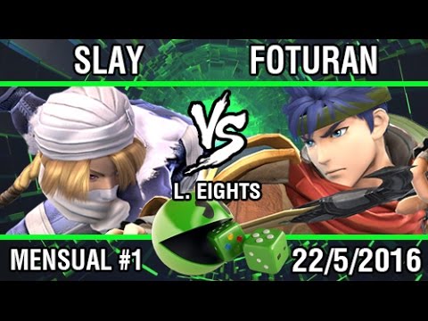 [Smash @ GAMBLER #1] Slay (Sheik, Marth) vs FotuRAN (Ike, Cloud, Diddy) SSB4 Losers Eights - Top 8