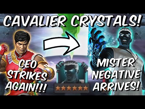 6 Star Mister Negative Cavalier Crystal Opening! - CEO STRIKES AGAIN?! - Marvel Contest of Champions